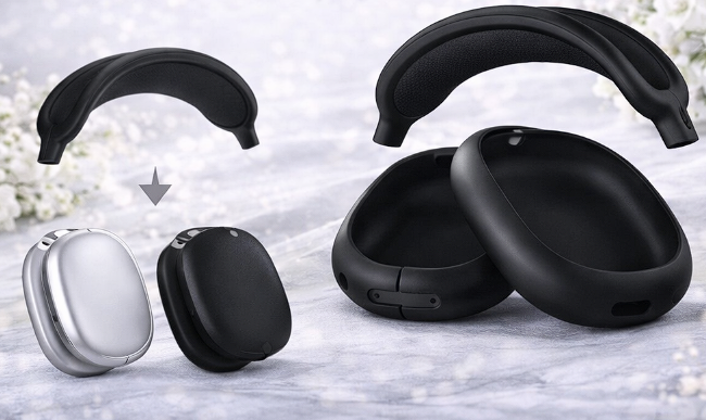 Customizable Non-Metal Protective Cover for Over-Ear Headphones