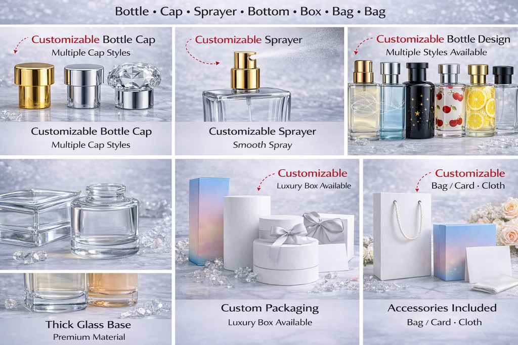 Customizable Premium Luxury Glass Bottle – Luxury Design