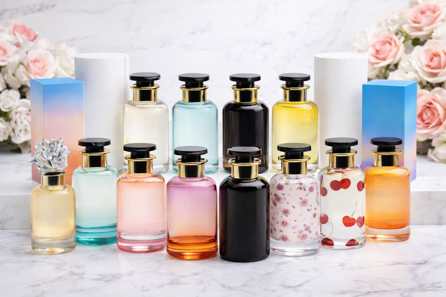 Customizable Premium Luxury Glass Bottle – Luxury Design