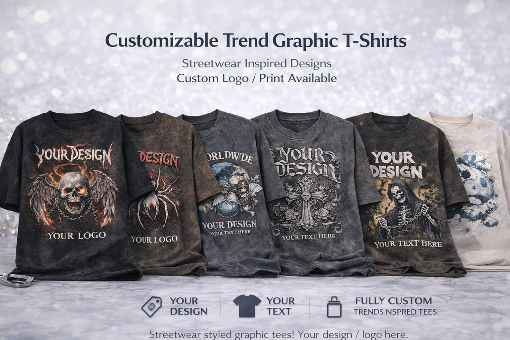 Custom Streetwear Graphic T-Shirts OEM / Private Label / Bulk Supply