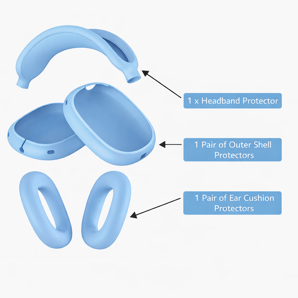 Max 2 Silicone Protective Case Set / Multi-Color / Full Coverage / 1 PC = 30 Sets / High Quality | Fast Shipping